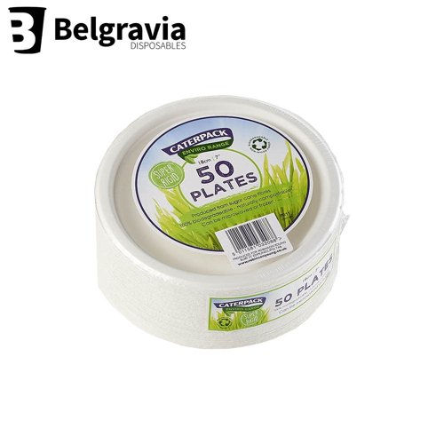 Belgravia Bio CaterPack 7 Inch Rigid Plates Pack 50's Belgravia Bio CaterPack 7 Inch Rigid Plates Pack 50's