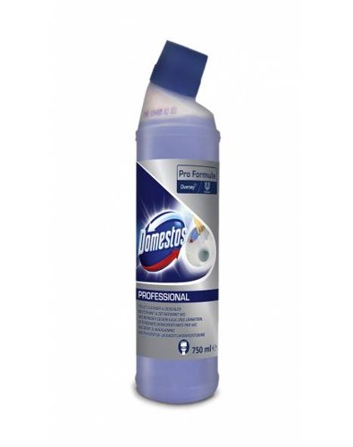 Domestos Professional Toilet Cleaner & Limescale Remover 750ml Domestos Professional Toilet Cleaner & Limescale Remover 750ml