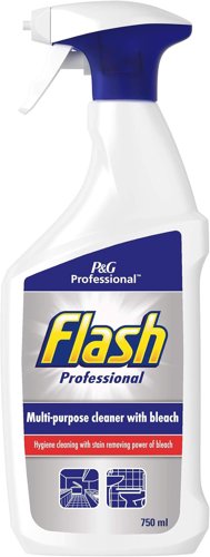Flash Professional Multi-Purpose Cleaner With Bleach Spray 750ml Flash Professional Multi-Purpose Cleaner With Bleach Spray 750ml