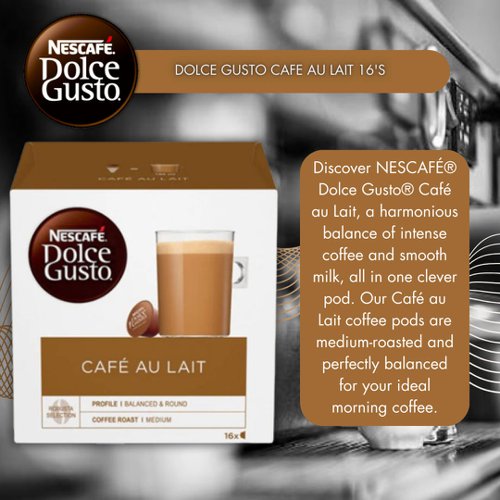 Dolce Gusto Cafe Au Lait 16's Dolce Gusto Cafe Au Lait 16's