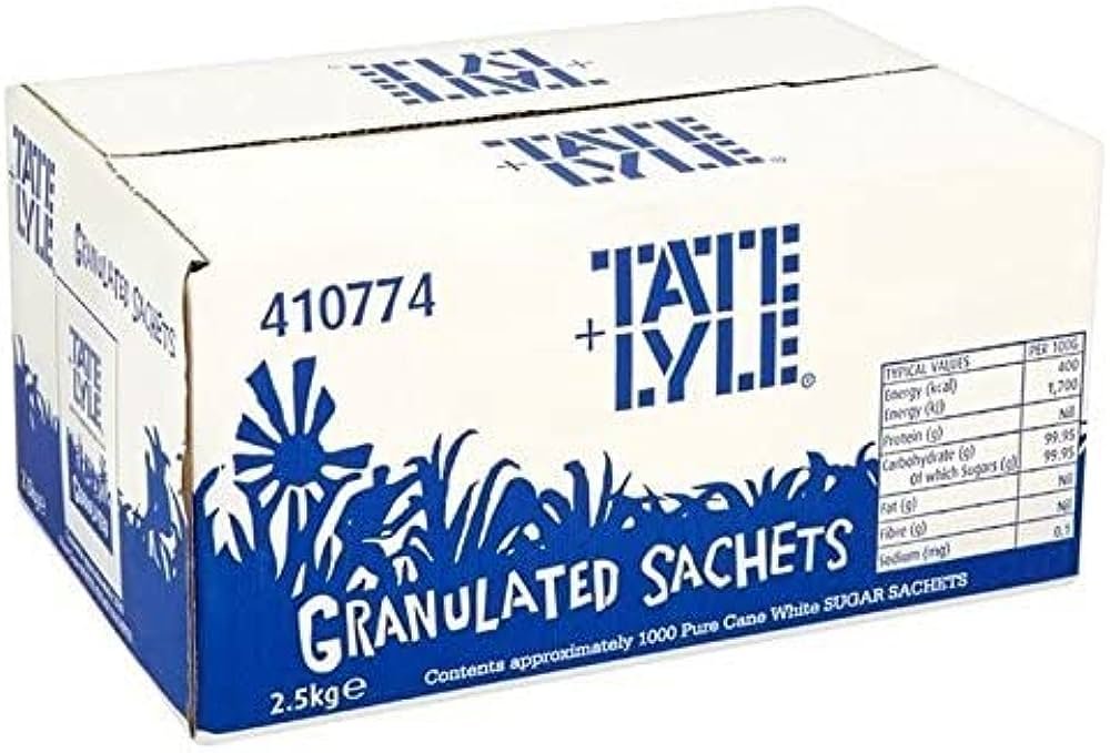 TATE + LYLE WHITE SUGAR SACHETS (PACK OF