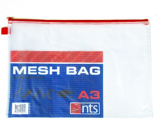 88014++A3+450mm+x+310mm+NTS+Mesh+Bag+Extra+Strong+with+Zipper