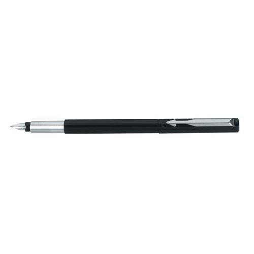 Parker Vector Standard Fountain Pen Durable with Stainless Steel Nib and Trim Black Ref S0705370 Parker Vector Standard Fountain Pen Durable with Stainless Steel Nib and Trim Black Ref S0705370
