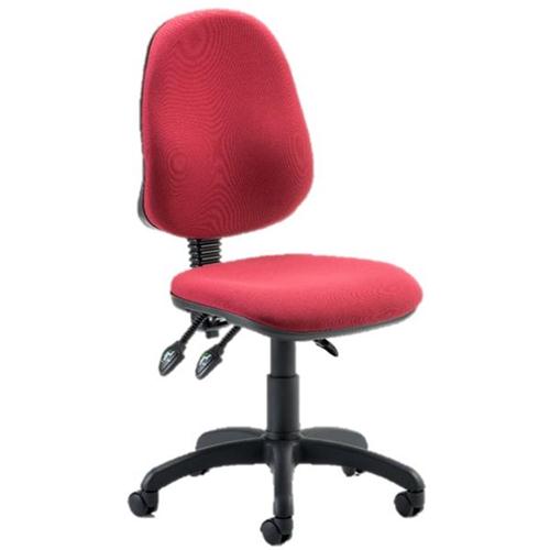 Trexus Operator Chair Flat Packed Fabric Wine Trexus Operator Chair Flat Packed Fabric Wine