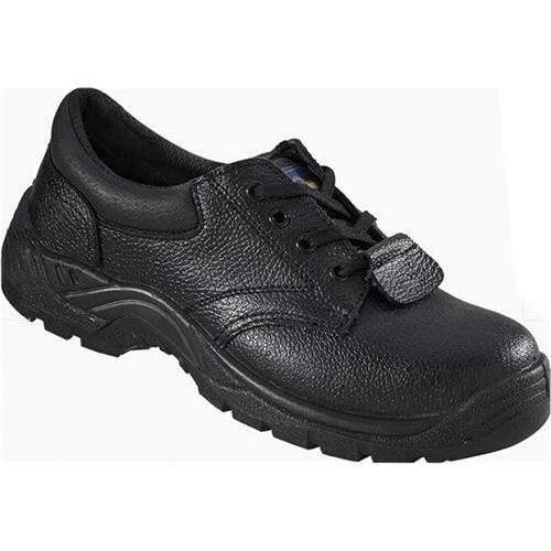 Rockfall ProMan Chukka Shoe Leather Steel Toecap Black Size 11 Ref PM102 11 Rockfall ProMan Chukka Shoe Leather Steel Toecap Black Size 11 Ref PM102 11