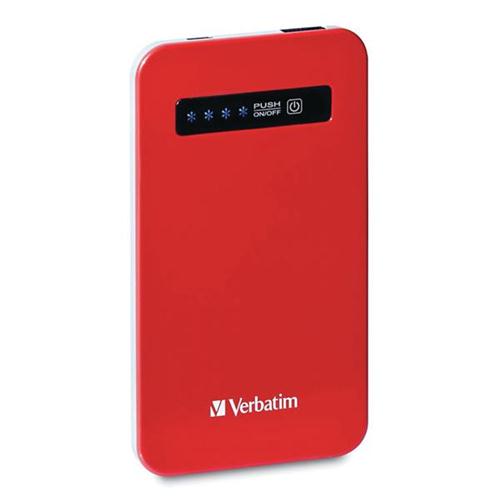 Verbatim Power Pack Ultra Slim 4200 mAh with USB cable Red Ref 98453 Verbatim Power Pack Ultra Slim 4200 mAh with USB cable Red Ref 98453