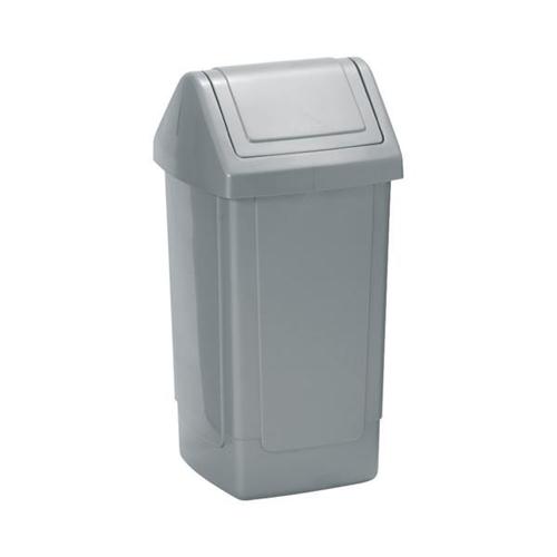 Swing Top Bin 40 Litres Metallic Swing Top Bin 40 Litres Metallic