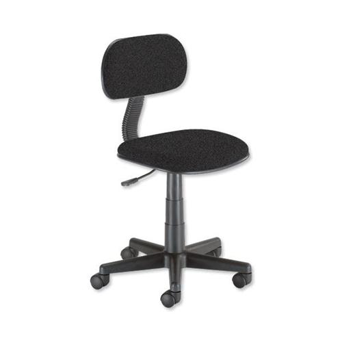 Trexus Intro Typist Chair Back H220mm Seat W410xD390xH405-520mm Charcoal Trexus Intro Typist Chair Back H220mm Seat W410xD390xH405-520mm Charcoal