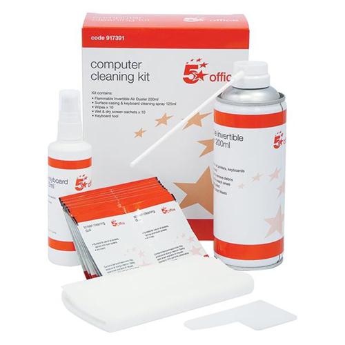 5 Star Office Home and Office Computer Cleaning Kit 5 Star Office Home and Office Computer Cleaning Kit