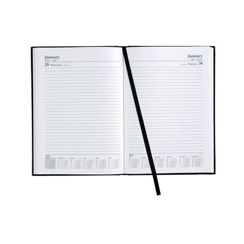 5 Star Office 2018/19 Day To Page Diary A4 Black 5 Star Office 2018/19 Day To Page Diary A4 Black
