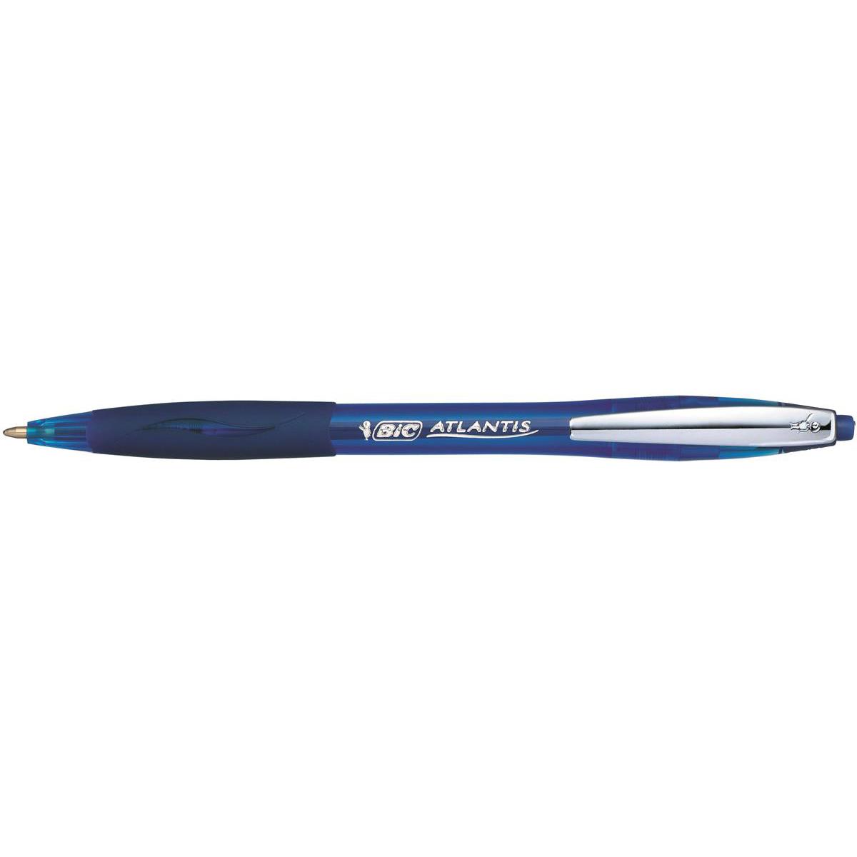 BIC M10 BALLPOINT PENS 1.0mm Retractable Medium Point Click Pens *BLACK or  BLUE*