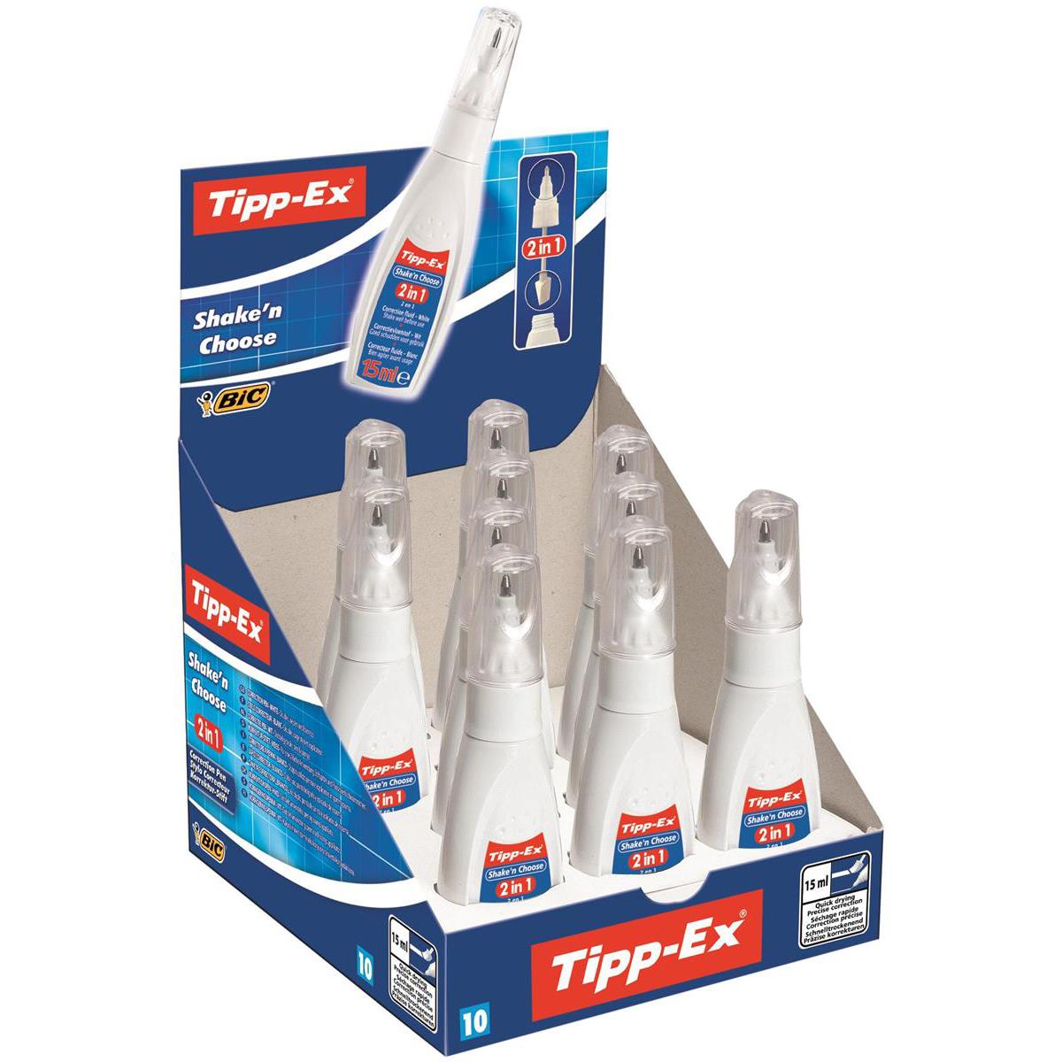 Tipp-Ex TIPPEX SHAKE 'N' SQUEEZE CORRECTION PEN (PK-10)