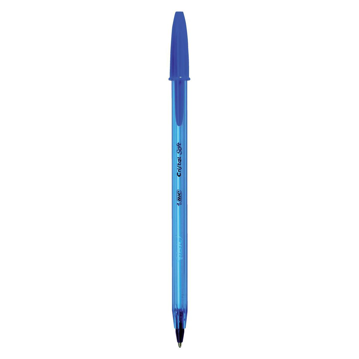 BIC Cristal Soft Ball Point Pen Blue (BC34063)