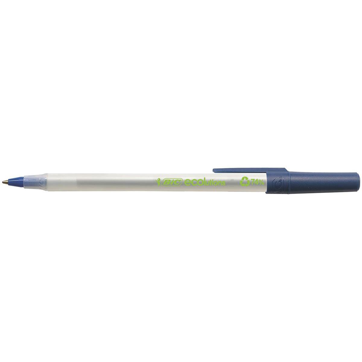 Bic stylo bille ECOlutions Round Stic, bleu