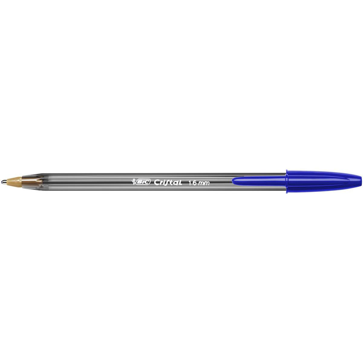 BIC Cristal Large Blue Ballpoint Pen (Pack of 50) - 880656
