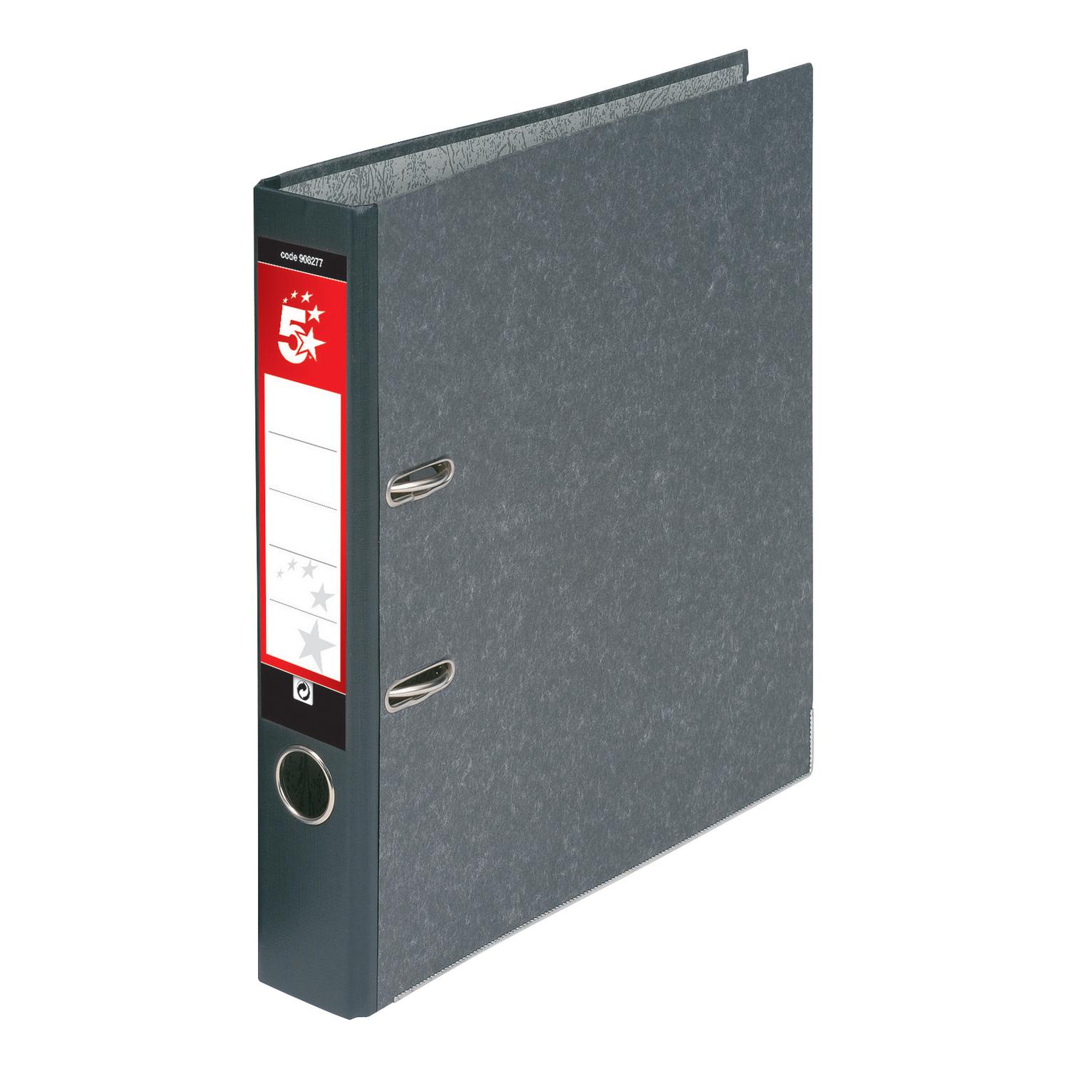 Q-Connect Black A4 Paper-Backed Lever Arch File Pack of 10 KF20038
