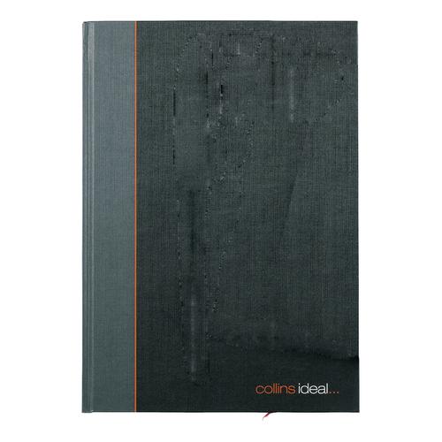 Collins+Ideal+Notebook+Casebound+80gsm+Ruled+192pp+A4+Black%2FGreen+Ref+6428