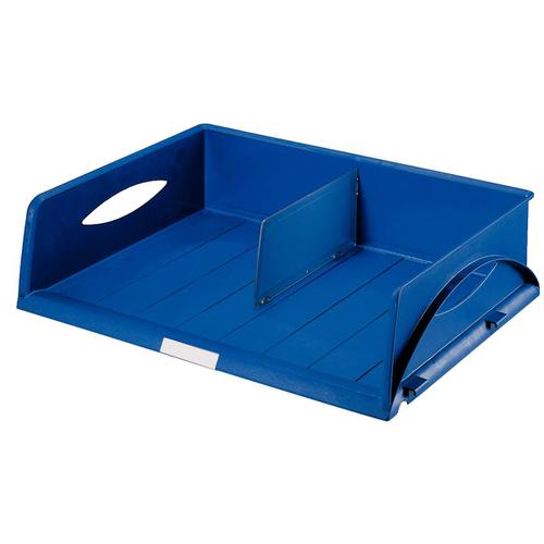 Leitz Sorty Jumbo Letter Tray W490xD385xH125mm Landscape A3 Maxi Blue Ref 52320035