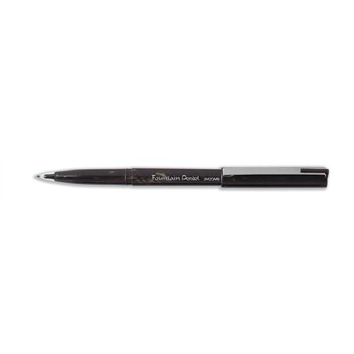 Pentel+JM20+Fountain+Pen+Disposable+Dual-sided+Fibre-Nib+0.3-0.4mm+Line+Black+Ref+JM20MB-A+%5BPack+12%5D