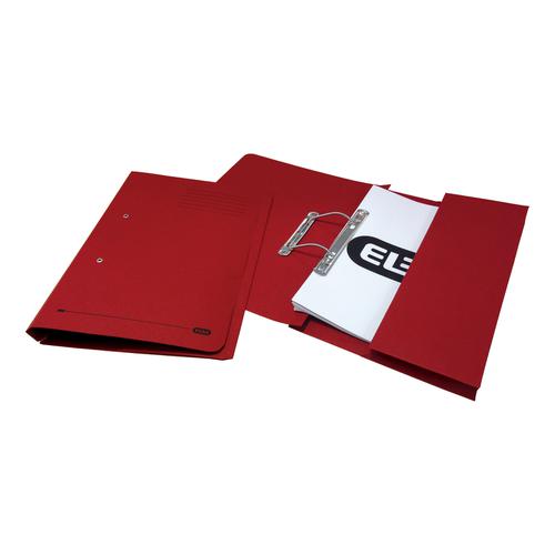 Elba+StrongLine+Transfer+Spring+File+Recycled+320gsm+Foolscap+Bordeaux+Ref100090149%5BPack+25%5D