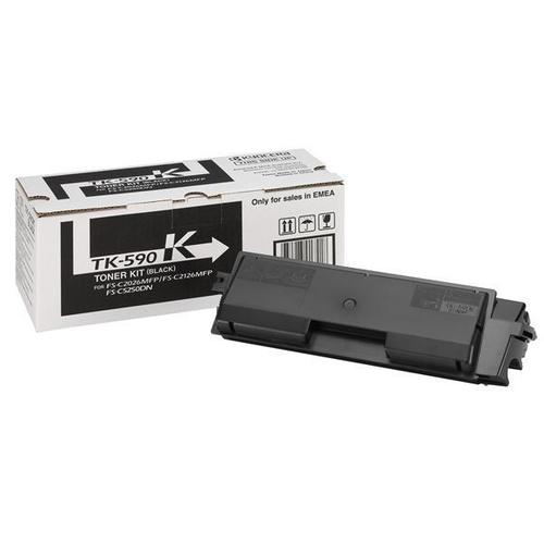 Kyocera TK-590K Laser Toner Cartridge Page Life 7000pp Black Ref 1T02KV0NL0