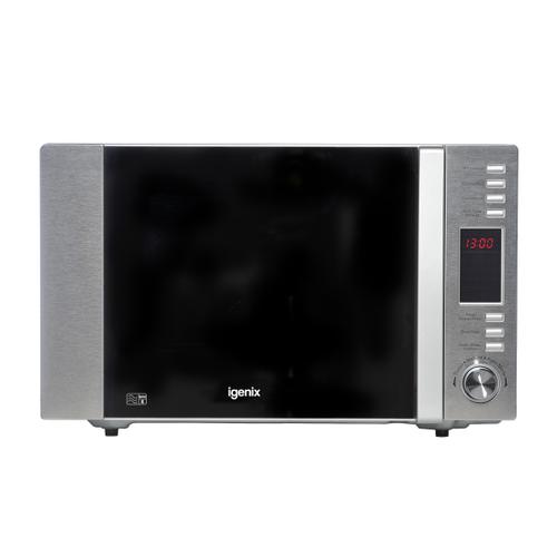 Igenix+Microwave+Combination+Oven+and+Grill+900W+5+Power+Rating+30+Litre+Stainless+Steel+IG3091