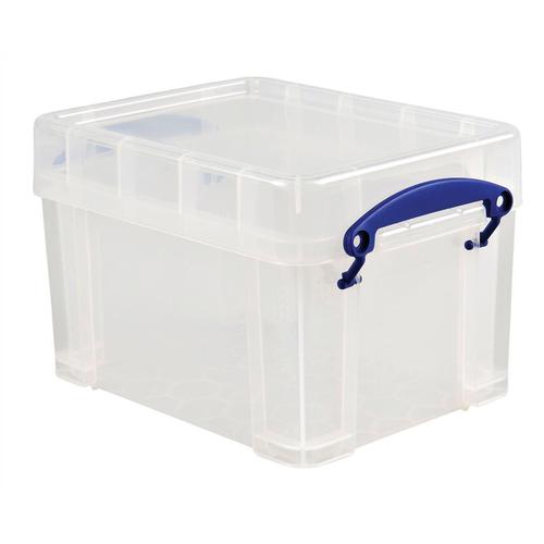 Really+Useful+Storage+Box+Plastic+Lightweight+Robust+Stackable+3+Litre+W180xD245xH160mm+Clear+Ref+3C