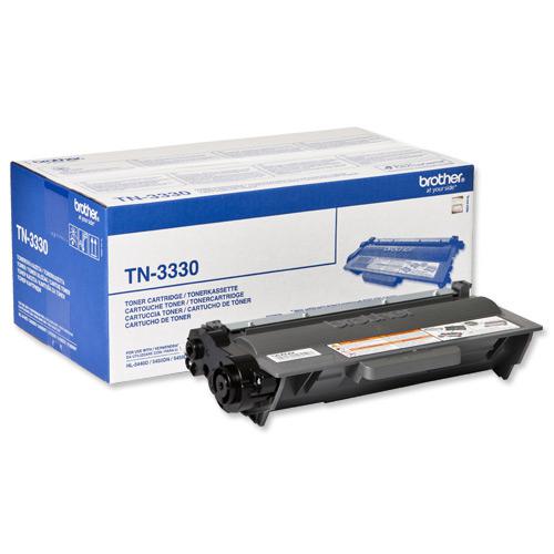 Brother Laser Toner Cartridge Page Life 3000pp Black Ref TN3330