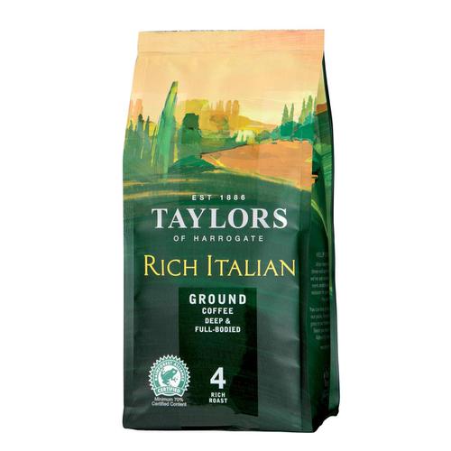 Taylors+of+Harrogate+Rich+Italian+Coffee+Roast+%26+Ground+Dark+Roast+227g+Ref+A07660