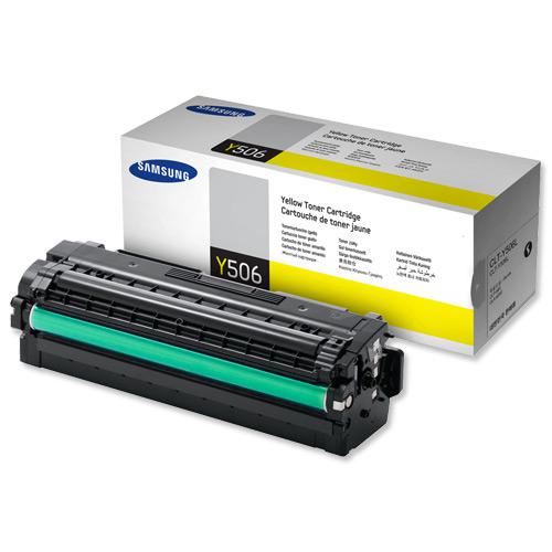 Samsung+CLT-Y506L+Laser+Toner+Cartridge+High+Yield+Page+Life+3500pp+Yellow+Ref+SU515A