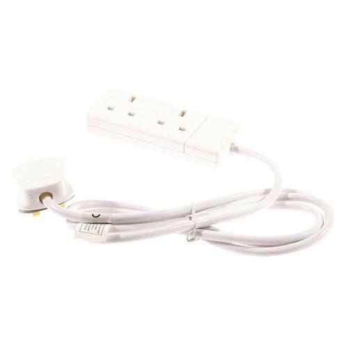 Extension+Lead+2-Way+Socket+2m+Cable