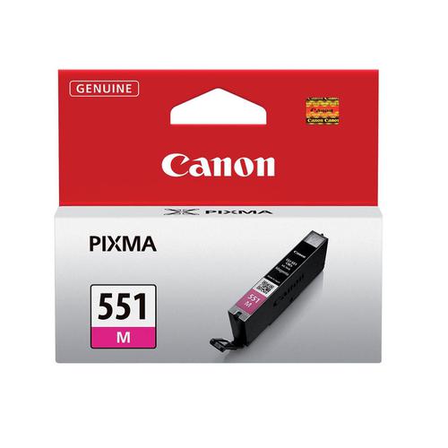 Canon CLI-551M Inkjet Cartridge Page Life 298pp 7ml Magenta Ref 6510B001