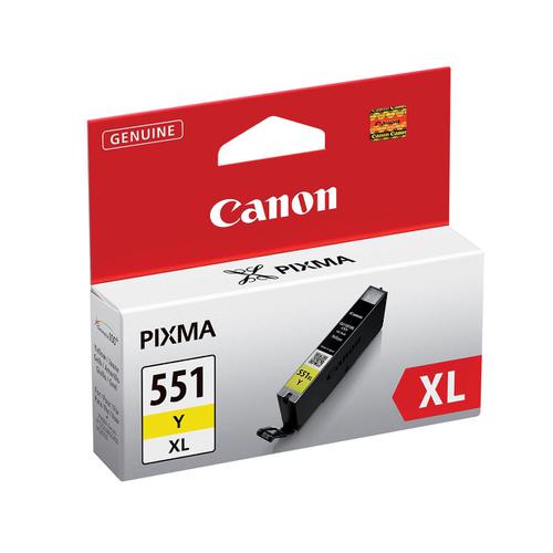 Canon+CLI-551Y+XL+Inkjet+Cartridge+11ml+Page+Life+685pp+Yellow+Ref+6446B001