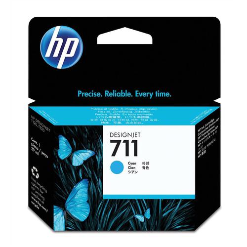 Hewlett Packard [HP] No.711 Inkjet Cartridge 29ml Cyan Ref CZ130A