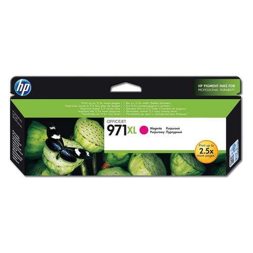Hewlett Packard [HP] No.971XL Inkjet Cartridge High Yield Page Life 6600pp 80.5ml Magenta Ref CN627AE
