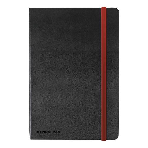 Black+By+Black+n+Red+Business+Journal+Hard+Cover+Ruled+and+Numbered+144pp+A6+Ref+400033672