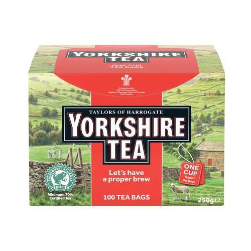 Yorkshire Tea String and Tagged Ref 0403256 [Pack 100]