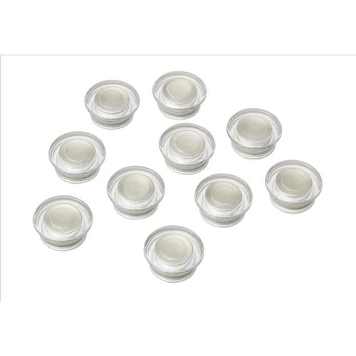 Nobo Glass Whiteboard Magnets Dia 32mm Clear Ref 1903854 [Pack 10]