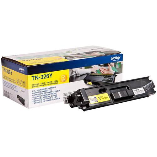 Brother+Laser+Toner+Cartridge+High+Yield+Page+Life+3500pp+Yellow+Ref+TN326Y