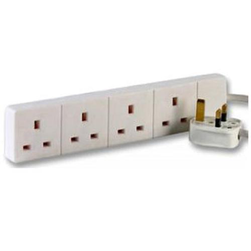 Extension+Lead+5+Metres+13+Amp+4+Covered+Sockets