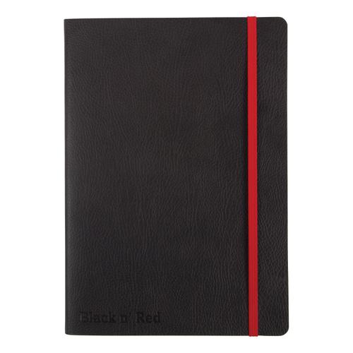 Black+By+Black+n+Red+Business+Journal+Soft+Cover+Ruled+and+Numbered+144pp+A5+Ref+400051204