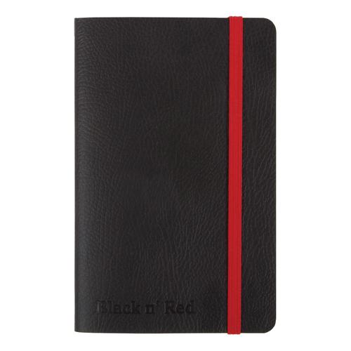 Black+By+Black+n+Red+Business+Journal+Soft+Cover+Ruled+and+Numbered+144pp+A6+Ref+400051205