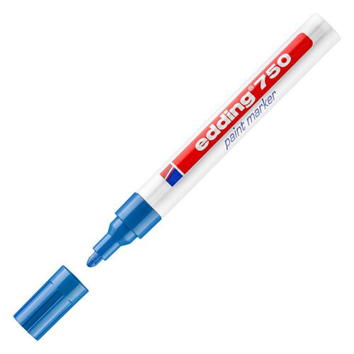 Edding 750 Paint Marker Bullet Tip 2-4mm Line Blue Ref 4-750003 [Pack 10]