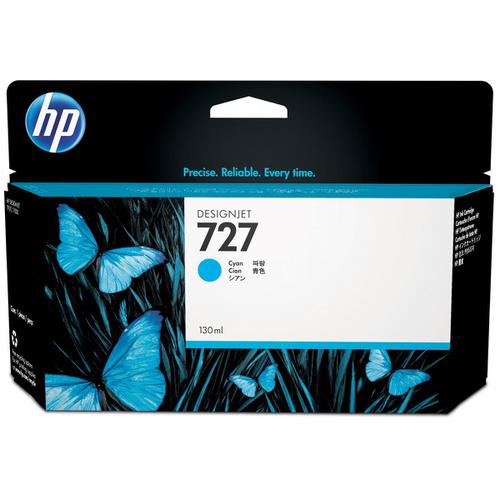 Hewlett Packard [HP] No.727 Designjet Inkjet Cartridge 130ml Cyan Ref B3P19A