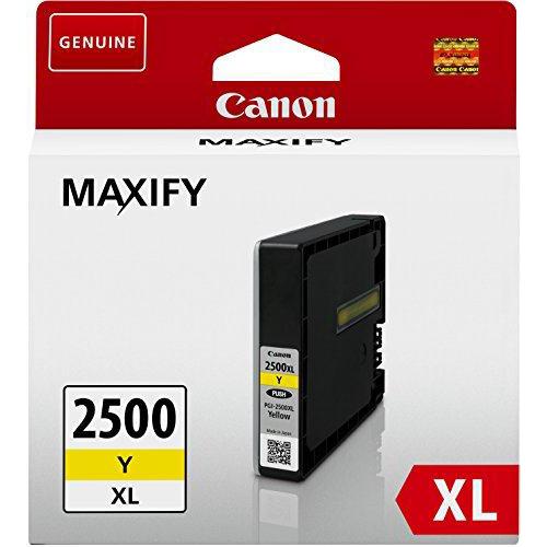 Canon PGI-2500XLY Inkjet Cartridge High Yield 19.3ml Page Life 1520pp Yellow Ref 9267B001AA