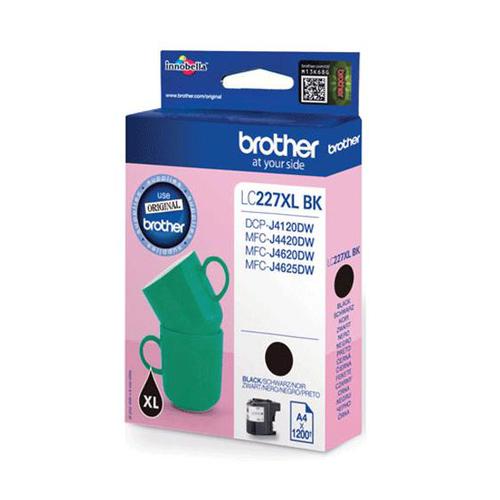 Brother Inkjet Cartridge High Yield Page Life 1200pp Black Ref LC227XLBK