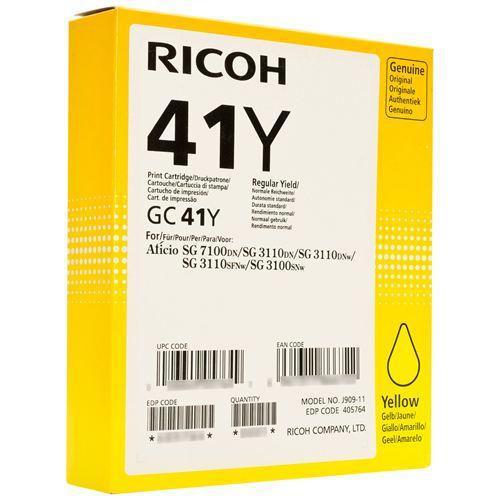 Ricoh+Gel+Inkjet+Cartridge+Page+Life+2200pp+Yellow+Ref+GC41Y+405764