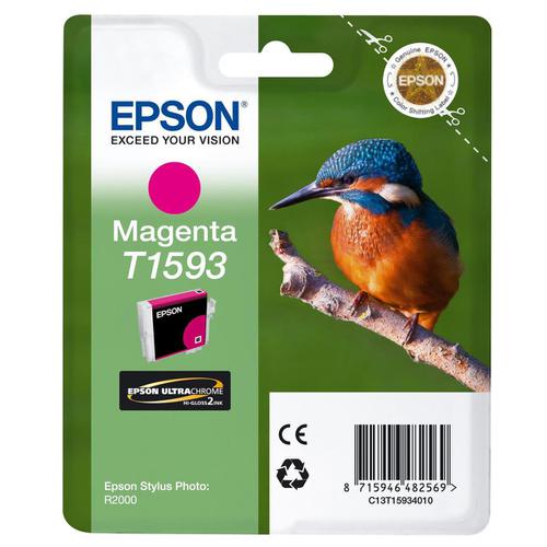 Epson+T1593+Kingfisher+Inkjet+Cartridge+17ml+Vivid+Magenta+Ref+C13T15934010