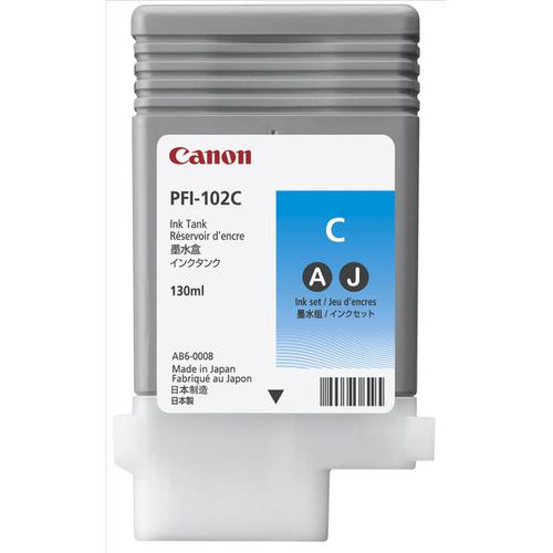 Canon+PFI-102C+Ink+Tank+130ml+Cyan+Ref+0896B001AA