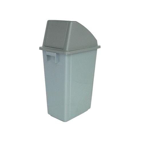 Recycling Bin 60 Litre Capacity with Grey Standard Top 330x480x1190mm Grey
